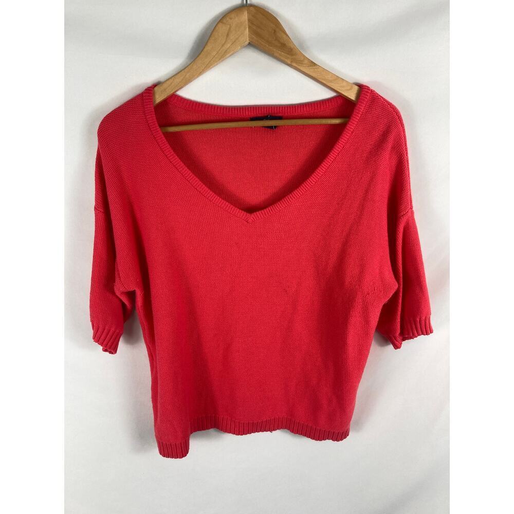 Gap Pink Knit Half Sleeve Sweater Size Medium